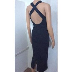 Zara Black Crossback Dress